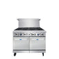 Atosa CookRite Commercial Gas Range Stainless Steel 48" - 8 Burners AGR-8B