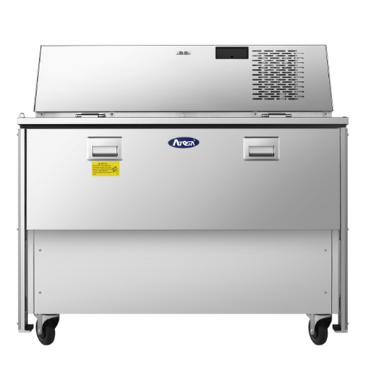 Atosa Forced Air Milk Cooler Stainless Steel Double-Access 49" - 12 - AMC-4902