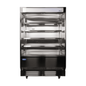 Atosa Open Air Merchandiser Black Exterior Stainless Steel 50", Refrigerator - AOM-50B