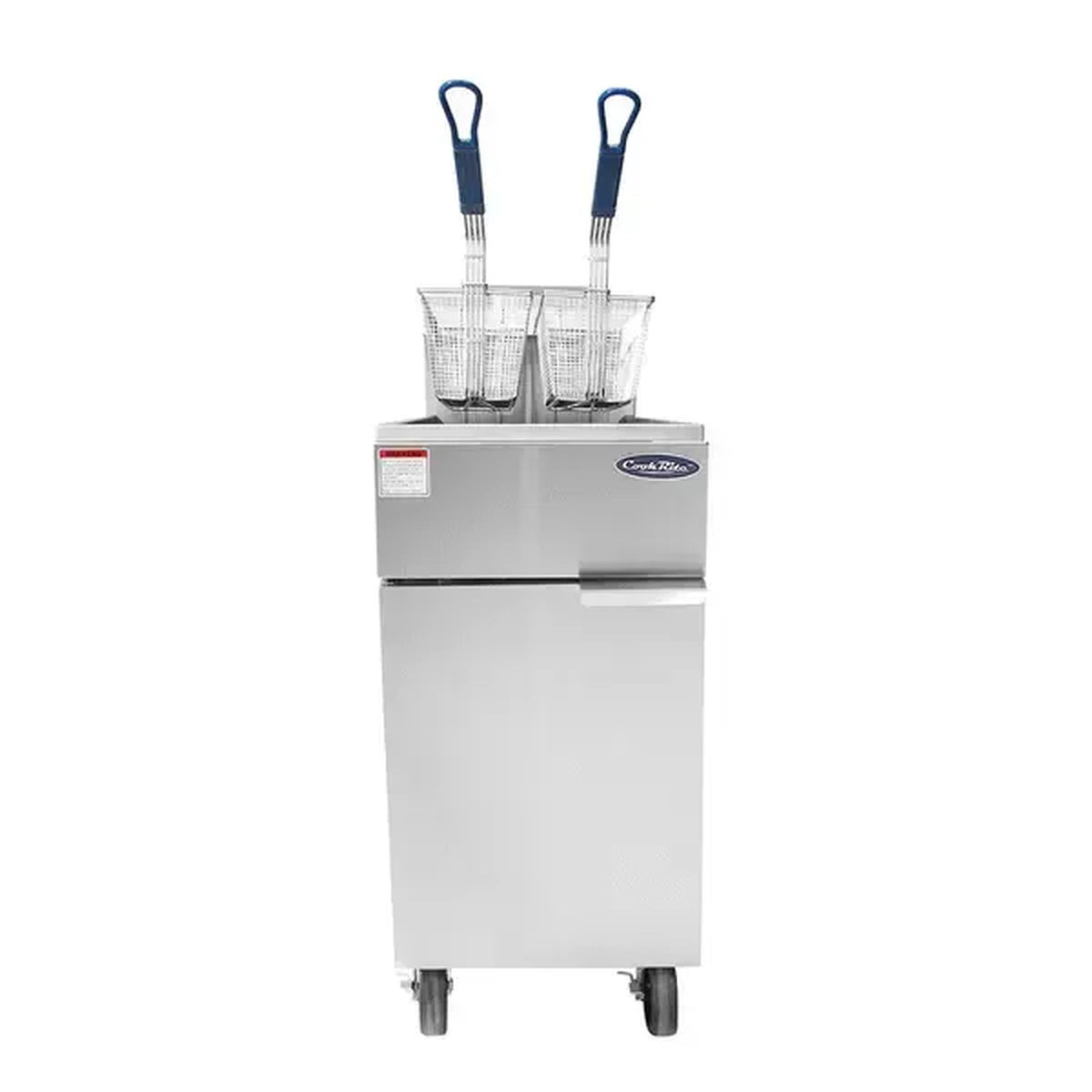 Atosa CookRite Stainless Steel Gas Floor Fryer Energy Star 35 lb ATFS-35ES