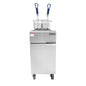 Atosa Stainless Steel Gas Deep Fryer Energy Star 40 lb Natural Gas - ATFS-40ES