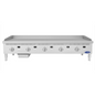 Atosa CookRite Gas Countertop Griddle Steel Plate 60" - 150,000 BTU - ATG-6024-S