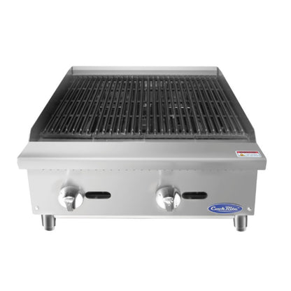 Atosa CookRite Radiant Charbroiler Stainless Steel Natural Gas 24" - ATRC-24