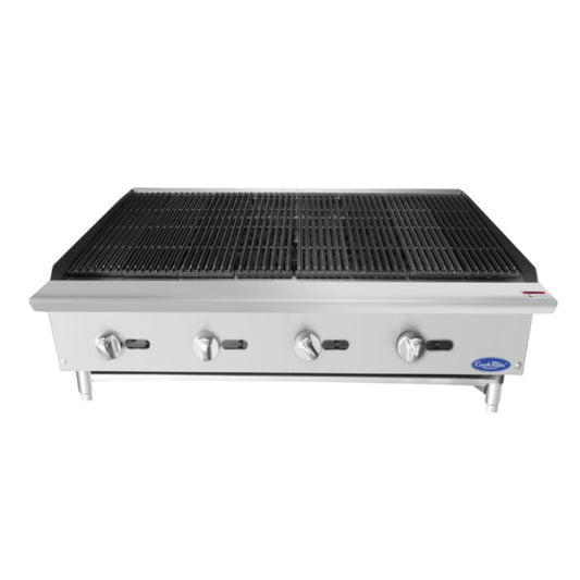 Atosa CookRite Radiant Charbroiler Natural Gas Countertop 48" - ATRC-48-NG