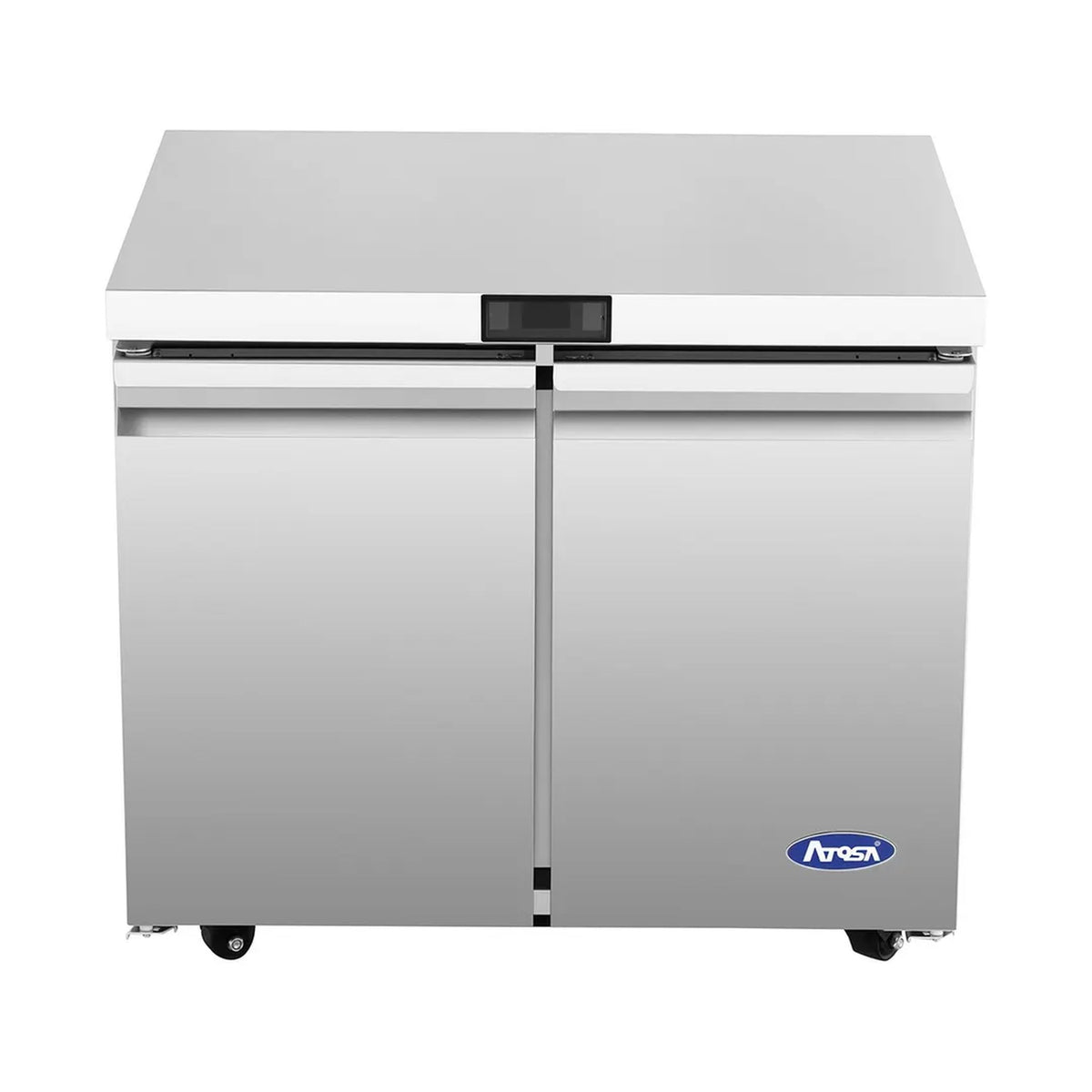 Atosa Stainless Steel Undercounter Freezer 2-Door 36" AUF36SD