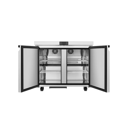 Atosa Stainless Steel Undercounter Refrigerator 36" - 2 Doors - AUR36SD