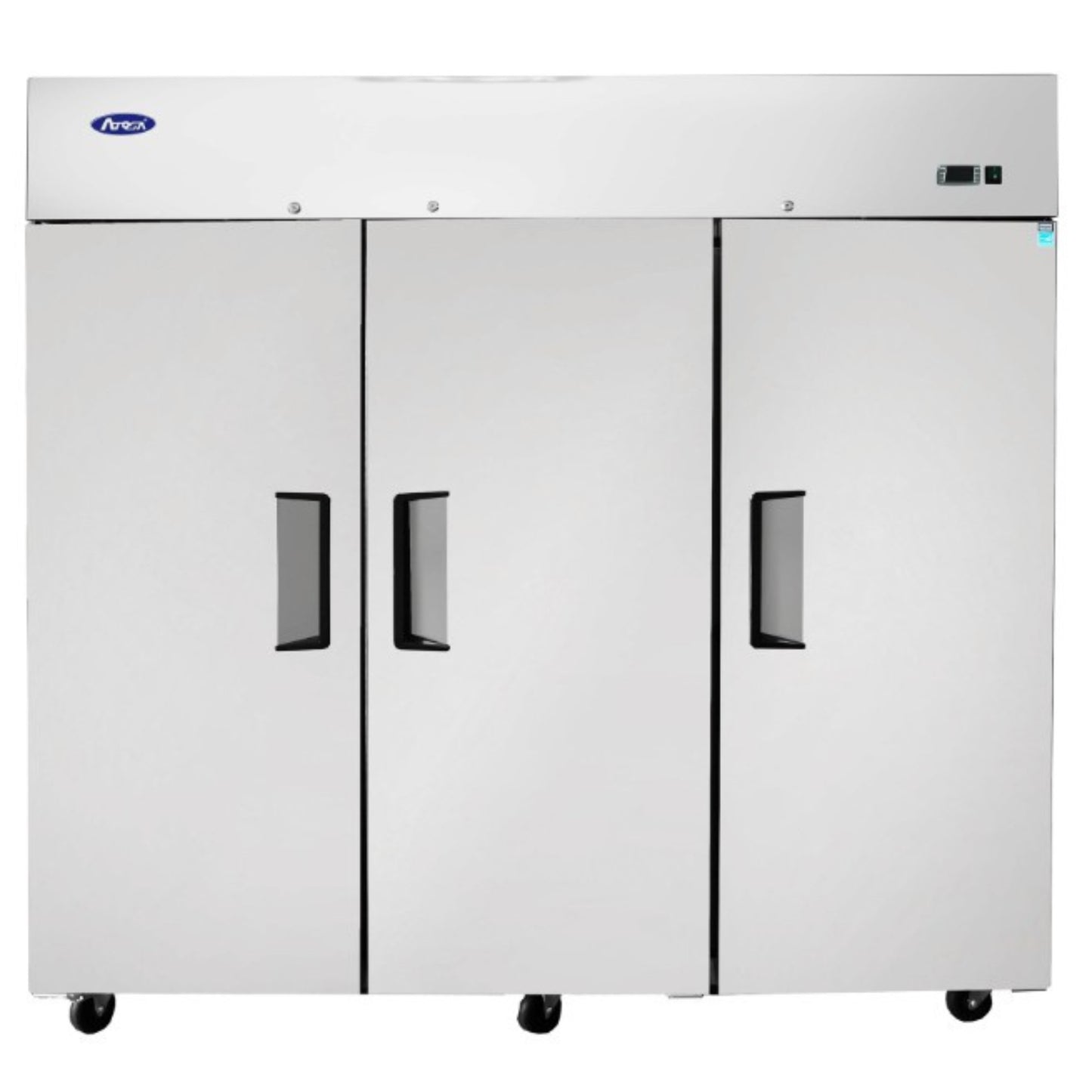 Atosa 3-Door Top Mount Reach-In Freezer Stainless Steel 64.9 Cu Ft - MBF8003GR