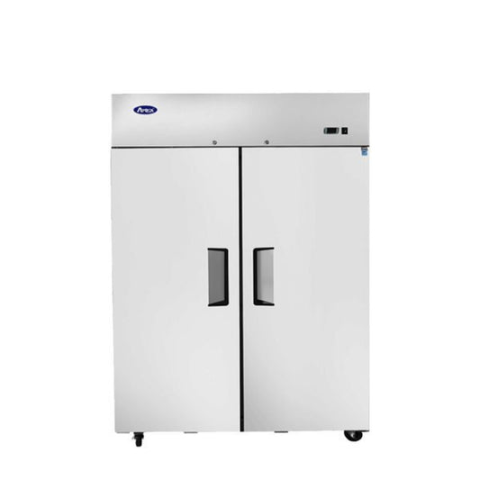 Atosa 2-Door Top Mount Reach-In Refrigerator Stainless Steel 43.2 Cu - MBF8005GR