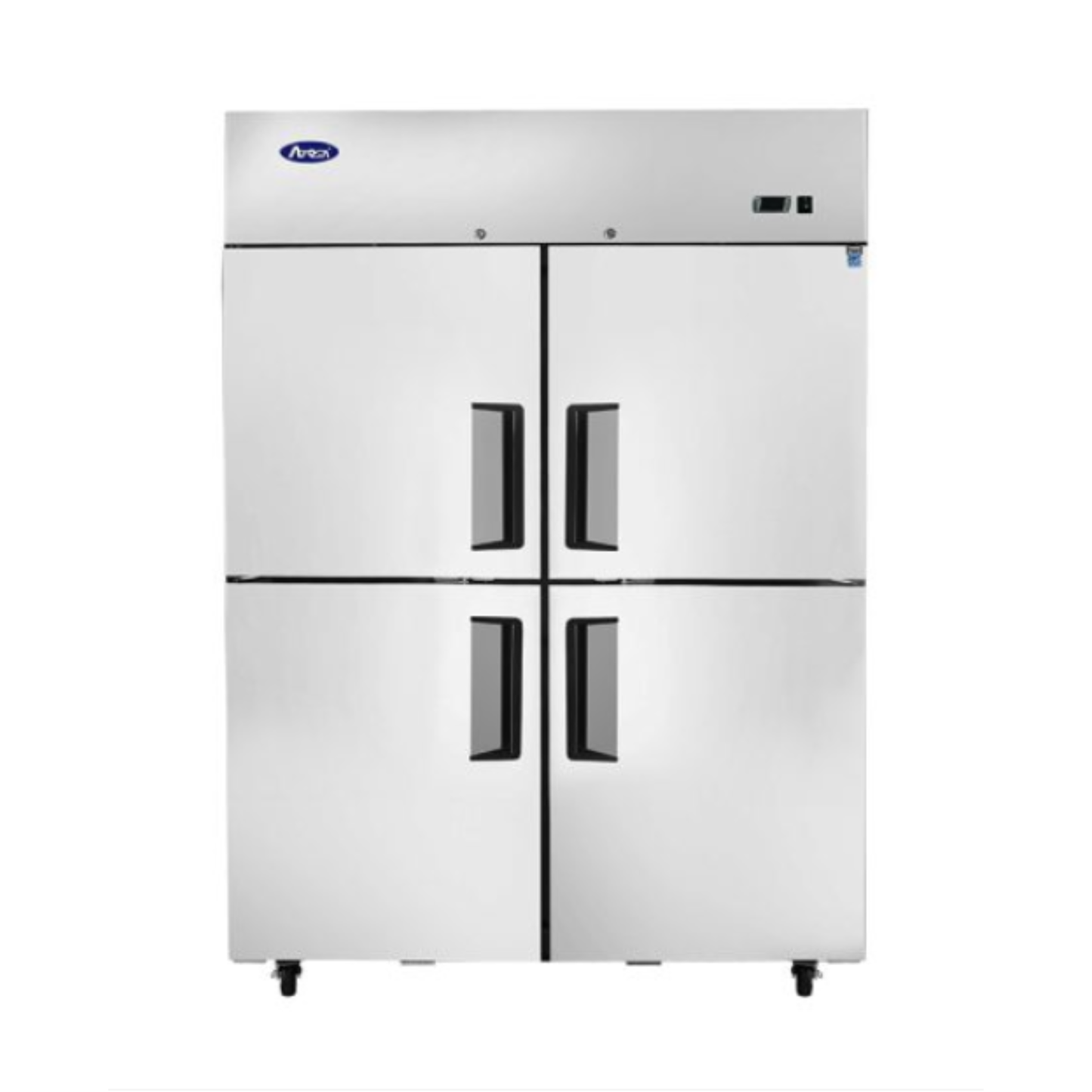 Atosa 2-Section Stainless Steel Top Mount Reach-In Freezer 43.2 Cu Ft - MBF8008GR