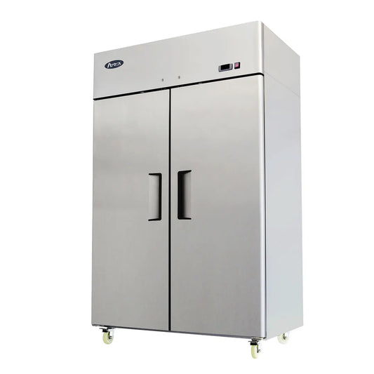 Atosa 2-Section Dual Temp Reach-In Refrigerator/Freezer Stainless - MBF8129GR
