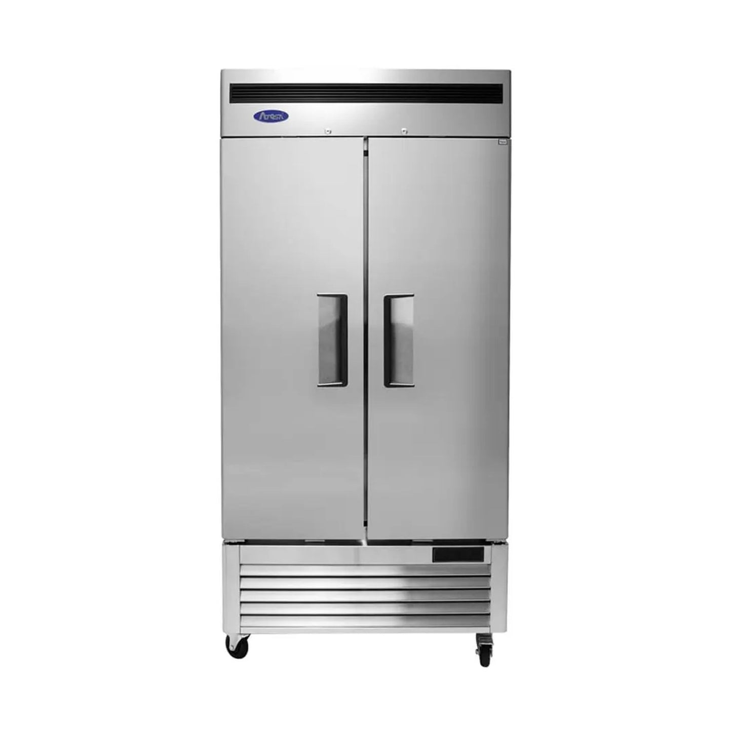 Atosa 2-Door Bottom Mount Stainless Reach-In Freezer 28.5 Cu Ft - MBF8502GR