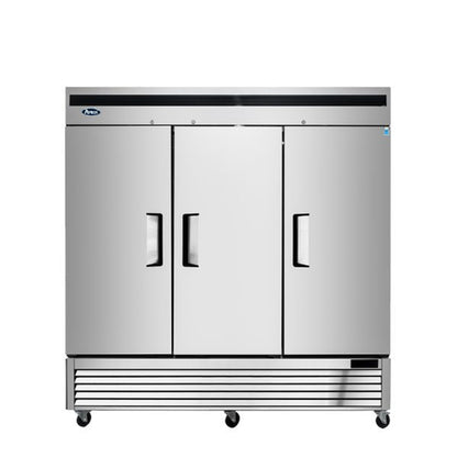 Atosa 3-Door Stainless Steel Reach-In Refrigerator 68 cu. ft. - MBF8508GR