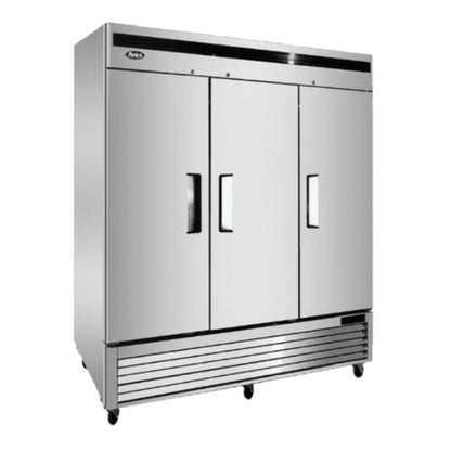 Atosa 3-Door Stainless Steel Reach-In Refrigerator 68 cu. ft. - MBF8508GR