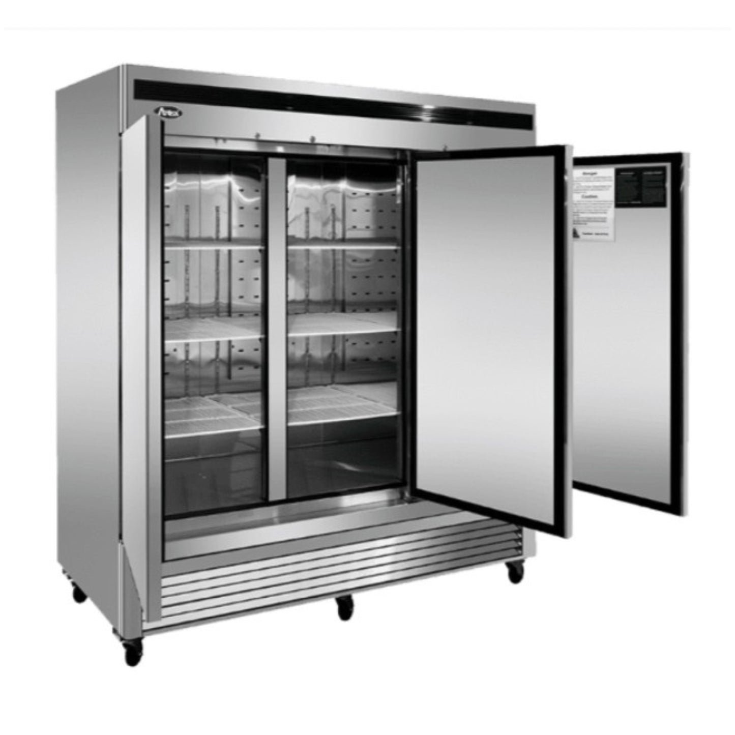 Atosa 3-Door Stainless Steel Reach-In Refrigerator 68 cu. ft. - MBF8508GR