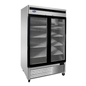 Atosa 2-Door Glass Merchandiser Freezer Stainless Steel 54" - Bottom - MCF8703ES - OUTLET