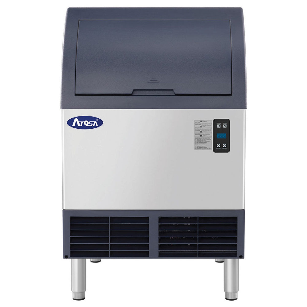 Atosa Stainless Steel Undercounter Ice Maker NSF - 283 lb/Day - YRU0280A-161