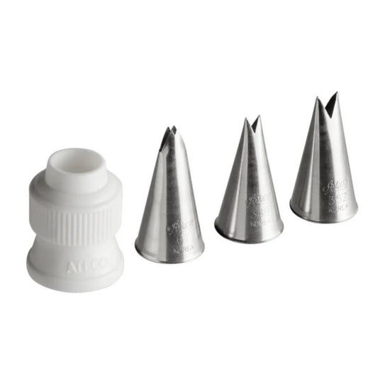 Ateco Leaf Tube Set 4-Piece S/S - 382