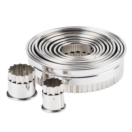Ateco Fluted Round Cutter Set, 12 Pc - 5407