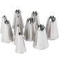 Ateco  Closed Star Tube Set, 10 Piece - 850