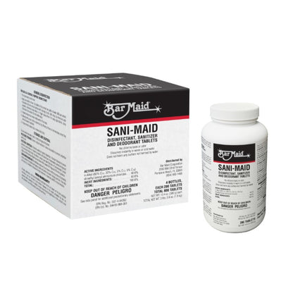 Winco Sanitizer Quat Tabs, 13.4oz BTL/200 Tablets - DIS-207