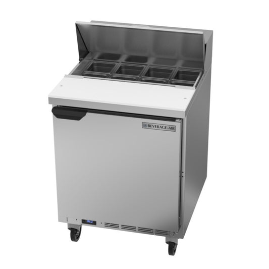 Beverage-Air Sandwich Prep Refrigerator 1 Door 27" - SPE27HC-B - OUTLET