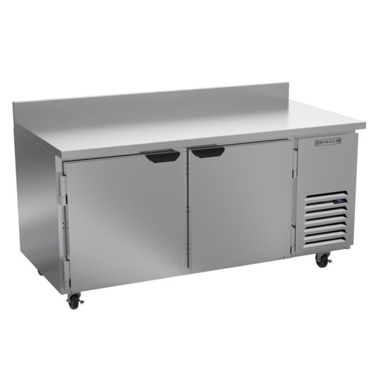 Beverage-Air Worktop Freezer 2 Door 67" S/S - WTF67AHC - OUTLET
