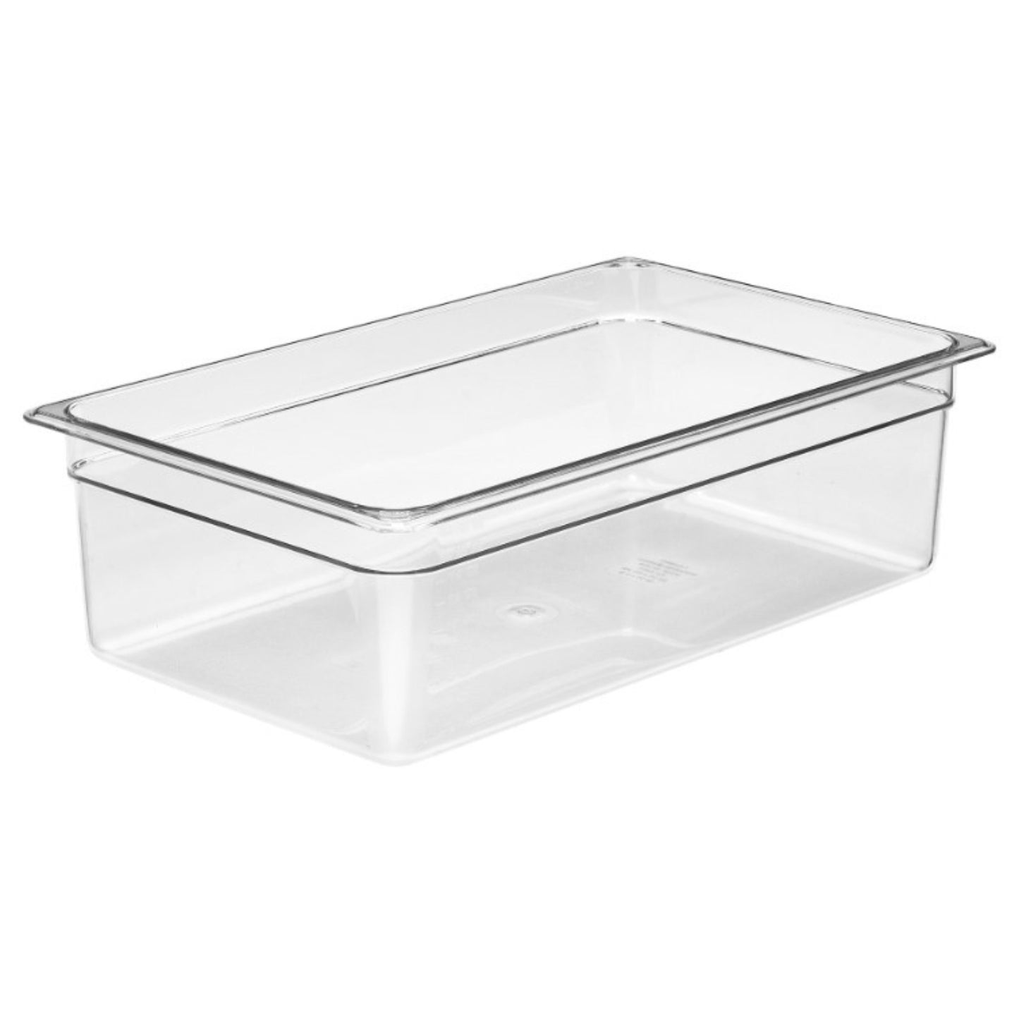 Cambro Cold Food Pan, Plastic - Full Size 6" Deep - Clear - 16CW-135