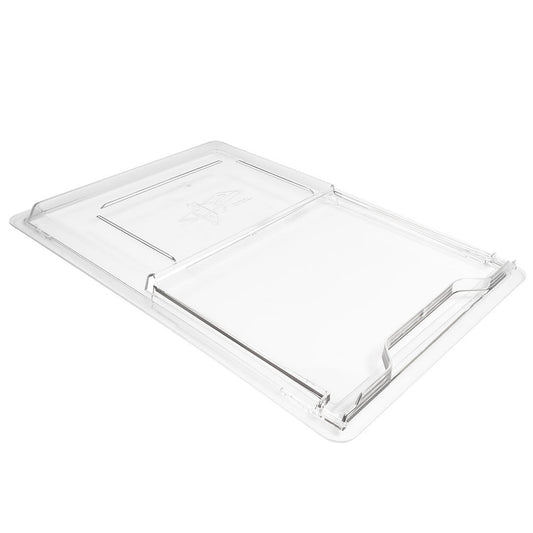 Cambro Camwear Sliding Lid Polycarbonate NSF Clear 18" x 26" - 1826SCCW135