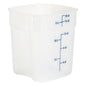 Cambro CamSquares FreshPro Square Polypropylene Food Container NSF 18 qt - 18SFSPROPP190