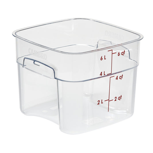 Cambro CamSquares FreshPro Polycarbonate Food Container NSF 6 Qt - 6SFSPROCW135