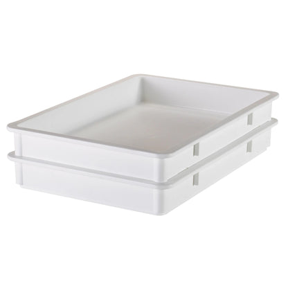 Cambro Pizza Dough Box, 18" X 26" X 3", White - DB18263CW148