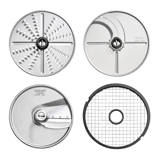 Hobart 4-Piece Food Processor Disc Set - CCH-4PACK