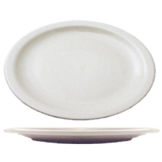 CCK Platter, 11-1/2", Oval, White - CS1D
