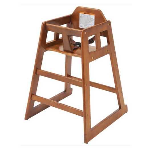 CCK High Chair, Walnut Finish - Assembled - CCKHH-104A