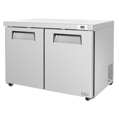 ChefsFirst 48" 2-Door Undercounter Freezer - FU2