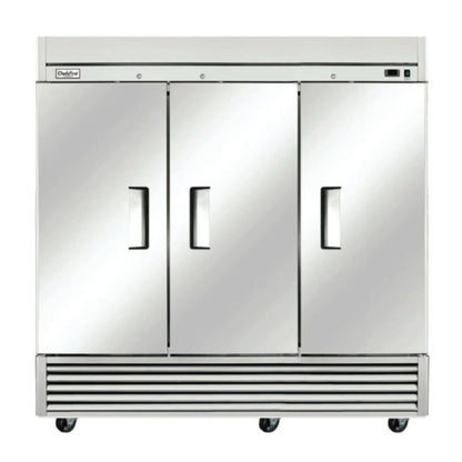 ChefsFirst 3 Door Reach-In Freezer - F3