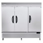 Padela Reach In Refrigerator, 3-Door, w/Casters - PDB-3R-HC