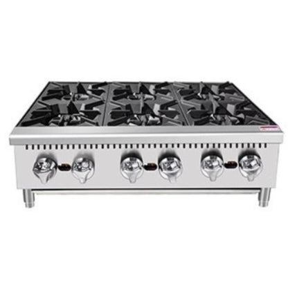 Padela  Hot Plate, 36" Wide Gas 2 Burner - PCHP-36-6