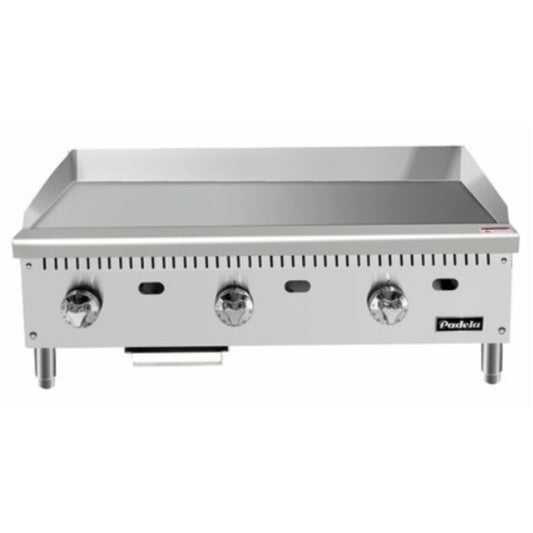 Padela  36" Manual Griddle, Natural Gas, 90,000btu - PCMG-36