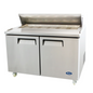 Atosa Refrigerator, Sandwich Prep Table 60" 16 Pans 2 Door  - MSF8303GR