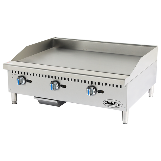 ChefsFirst 36" Gas Countertop Griddle - SE-HCG36NG