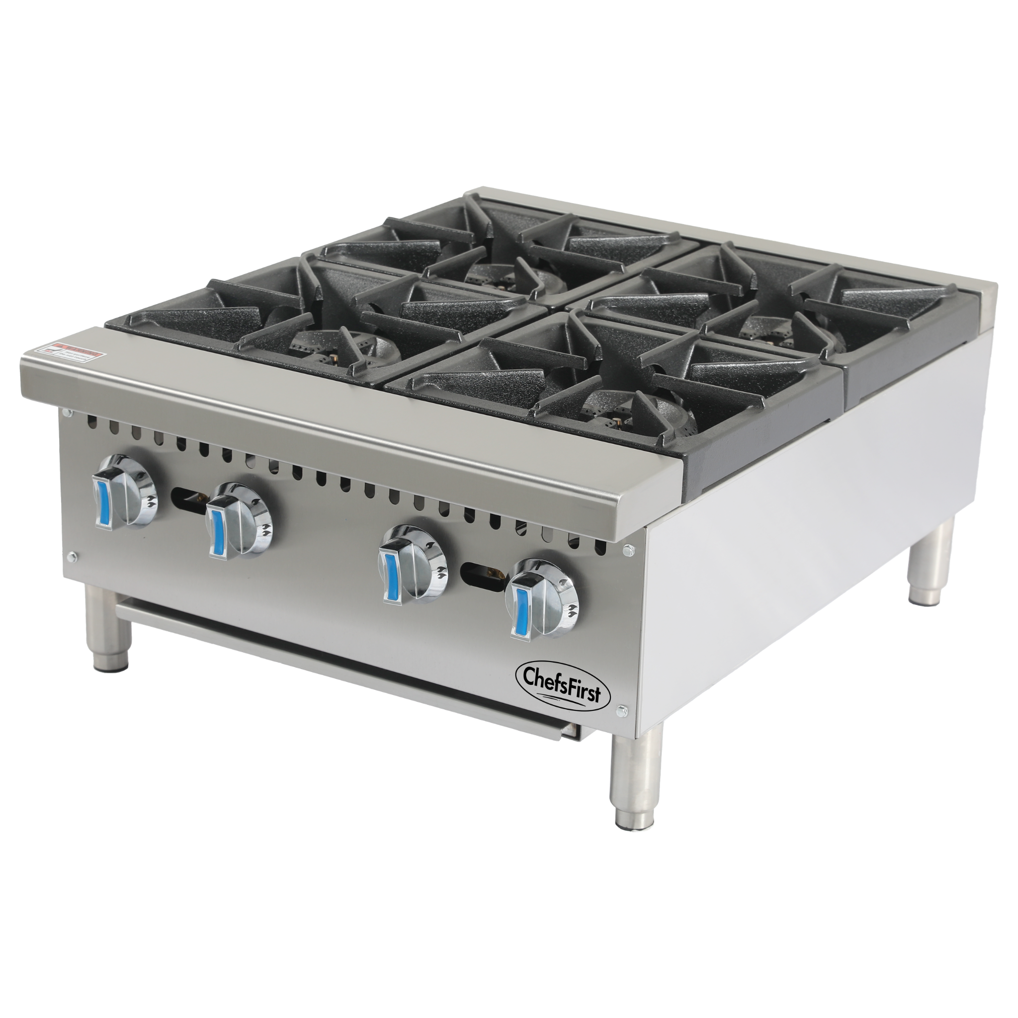 ChefsFirst 4 Burner Hot Plate Natural Gas - SE-HCHP4NG – East Bay ...
