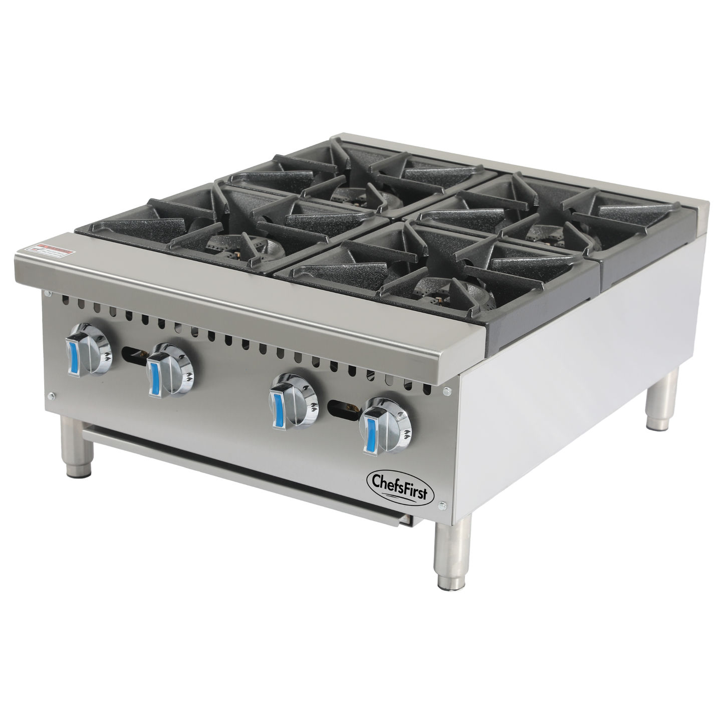 ChefsFirst 4 Burner Hot Plate Natural Gas - SE-HCHP4NG