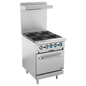 ChefsFirst 24" Gas Range Natural Gas - SE-RRA24NG