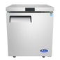 Atosa Freezer, Undercounter 27" Solid Door 1 sect. - MGF8405GR