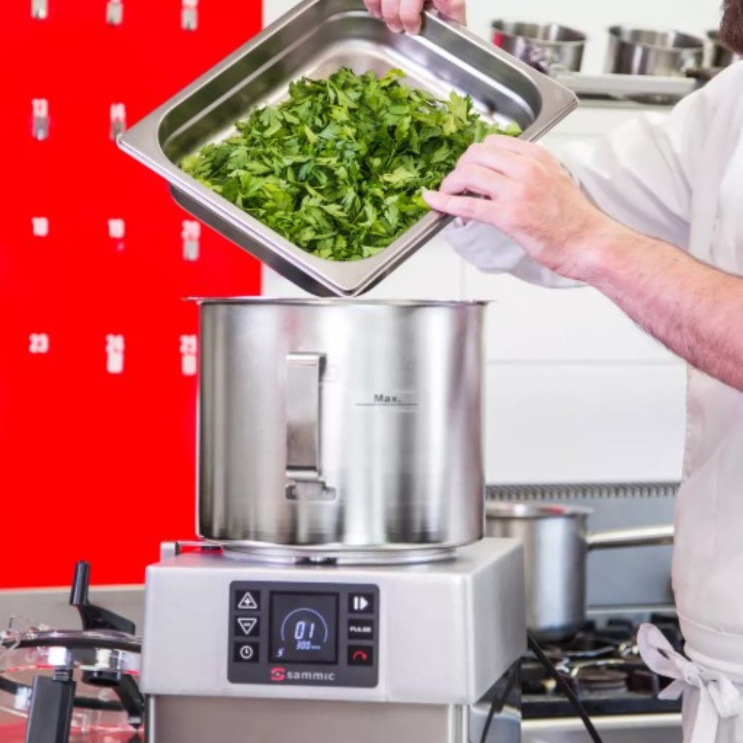 Sammic Combi Vegetable Prep & Food Processor - 8.5 Qt Bowl, 3 HP, 120V - CK-38V