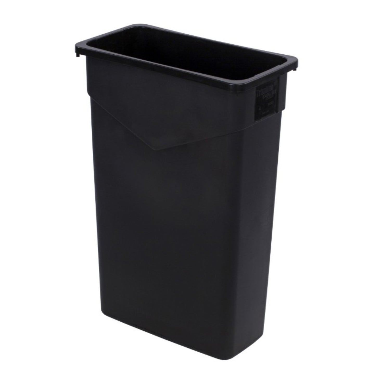 Carlisle Trimline Waste Container, 23Gal, Black - 34202303