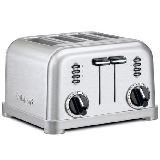 Cuisinart Toaster, 4-Slice, Metal Brushed S/S - CPT-180P1