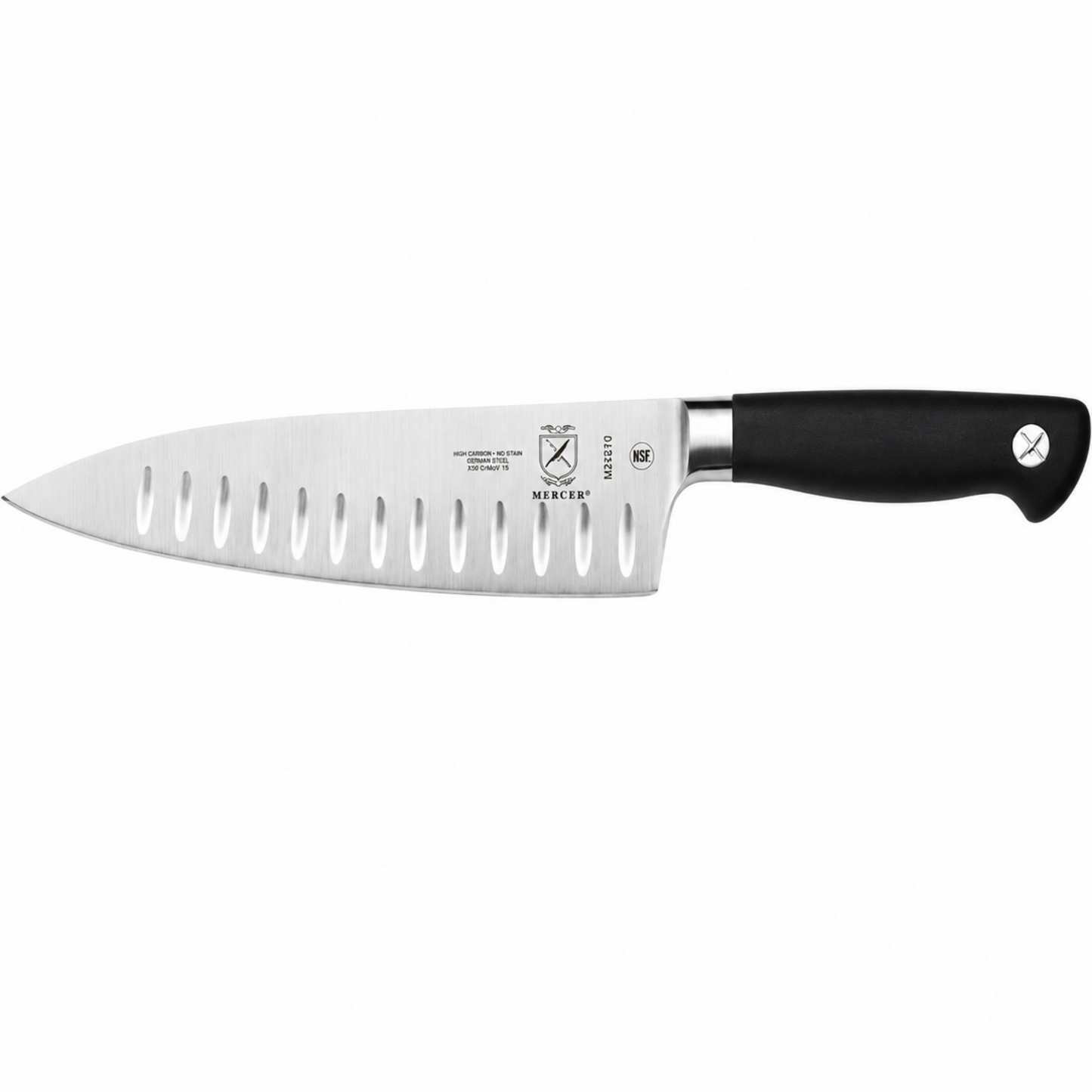 Mercer Knife,Chefs 8" Forged With Granton Edge Genesis - M21077