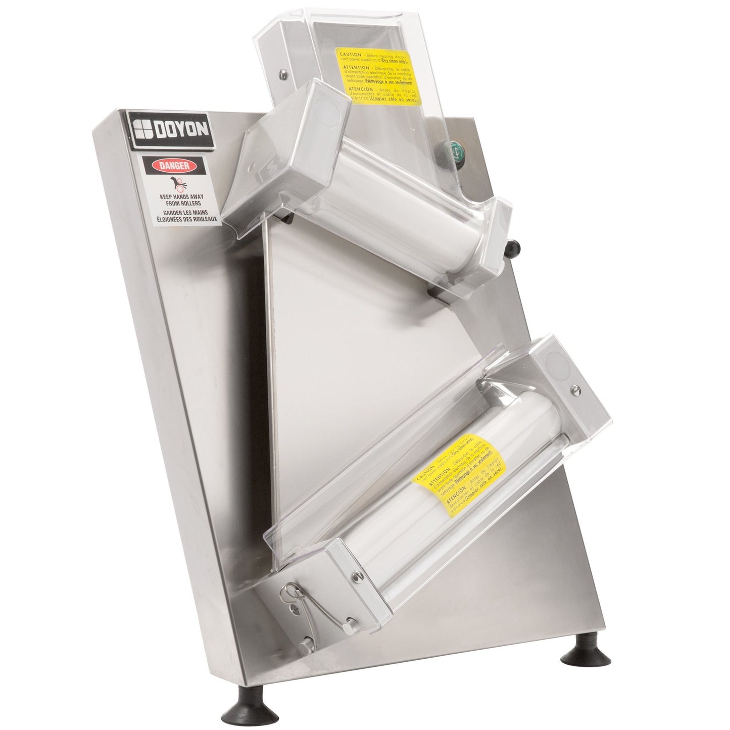 Doyon Countertop Dough Sheeter Double-Pass Diagonal Rollers 12" - DL12DP